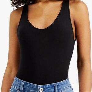 Alfani Womens Ultra Soft Modal V-Neck Bodysuit Medium / XXL